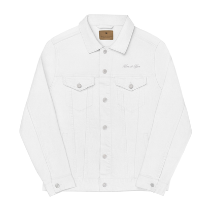 FIRST LION EMBROIDERED DENIM JACKET