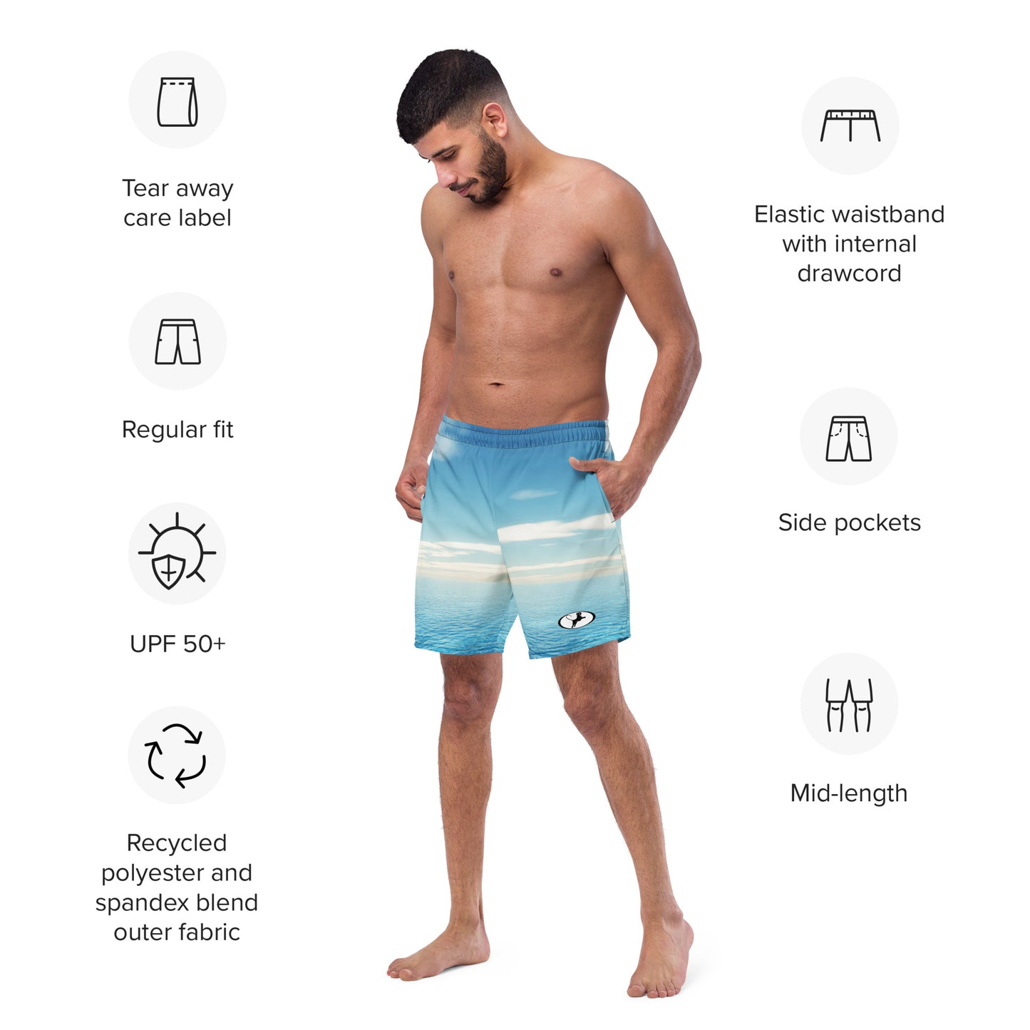 La petite île swim trunks