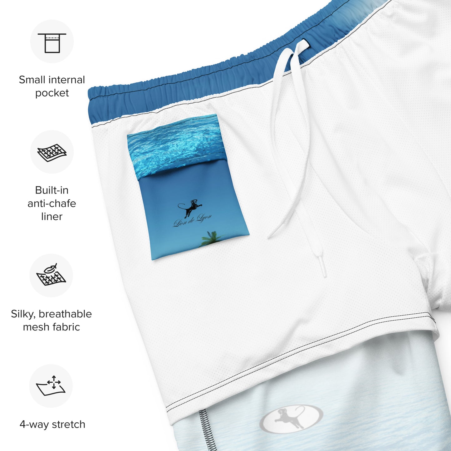 La petite île swim trunks