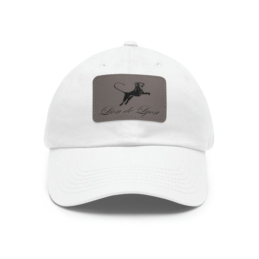 Dad Hat with Leather Patch