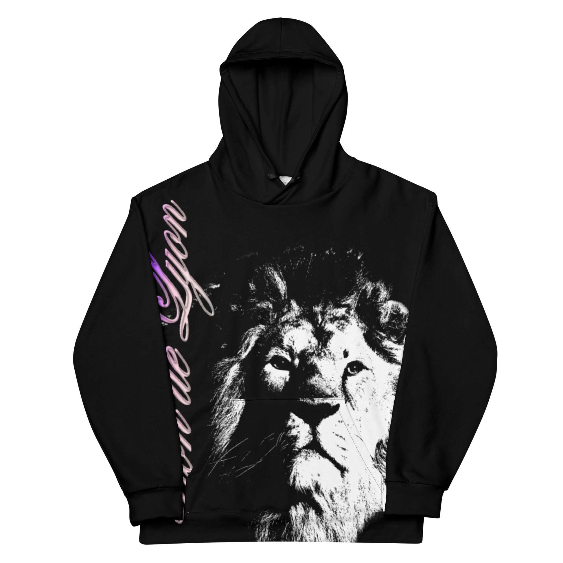 all over print HoodieThis comfy unisex hoodie has a soft outside with a vibrant print and an even softer brushed fleece inside. The hoodie has a relaxed fit and is perfect for wrapping y