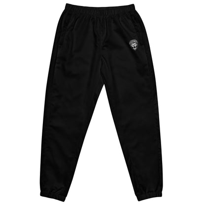 BLACK WATER RESISTANT TRACKSUIT BOTTOM