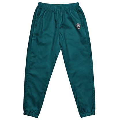 TEAL GREEN WATER RESISTANT TRACKSUIT BOTTOM