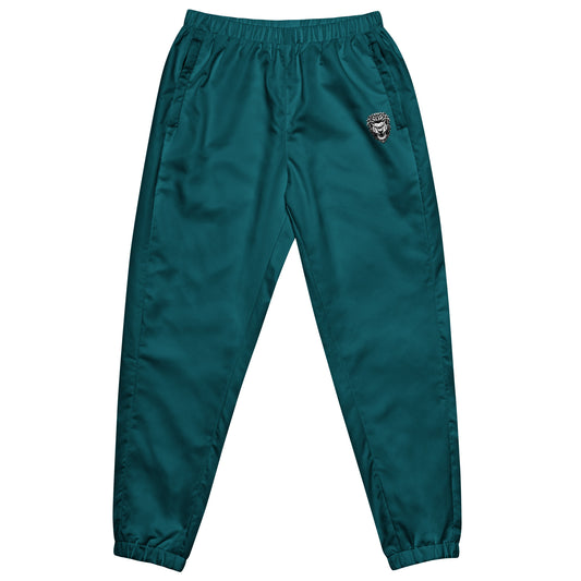 TEAL GREEN WATER RESISTANT TRACKSUIT BOTTOM