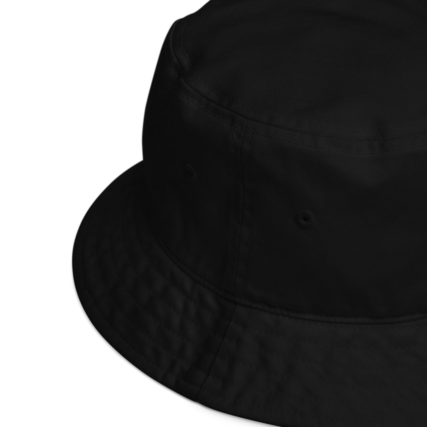 ORGANIC BUCKET HAT WITH THE LION EMBROIDERED