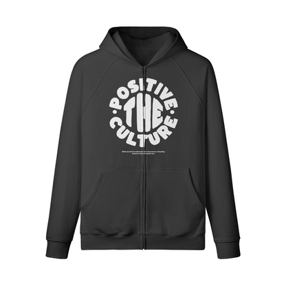 FRONT PRINTED ZIP HOODIE