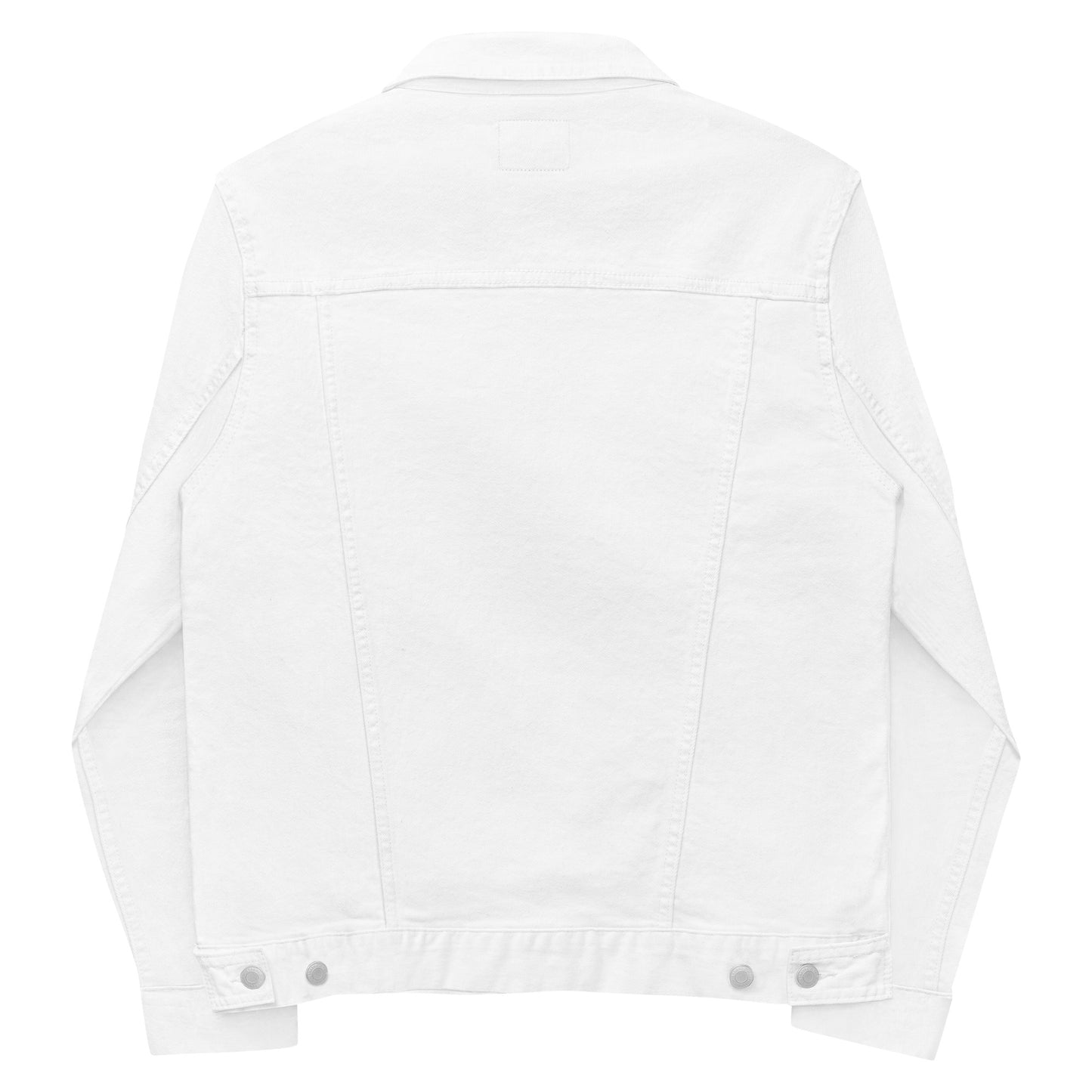 White denim jacketMake a fashion statement with this iconic unisex denim jacket. Pair it with a t-shirt, hoodie, or a dress—it'll look great on any occasion.

• 99% ring-spun combed