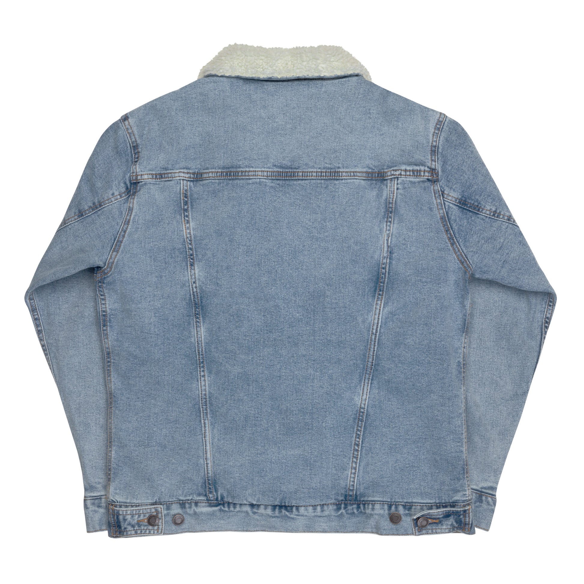 Denim sherpa jacketBe it the 90s or mid 2000s—a classic denim jacket never goes out of style, and now you don’t have to wait for the summer to roll around to wear one! This jacket is l